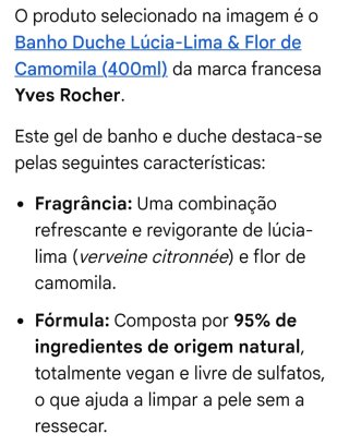 Gel de Banho Yves Rocher Verbena & Camomila 400ml