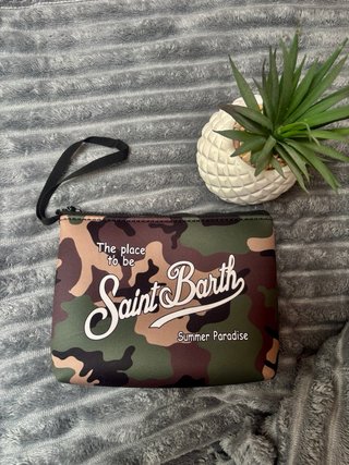 Pochette Saint Barth camouflage