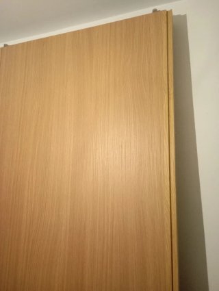 Puertas correderas para armario.