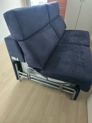 Sofá Cama Azul 140x190