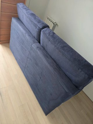 Sofá Cama Azul 140x190