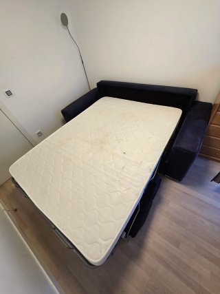 Sofá Cama Azul 140x190
