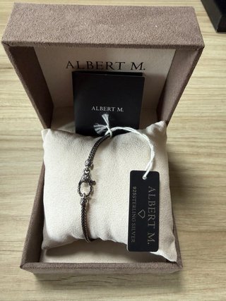 Pulsera Albert M. Plata 925 Italiana