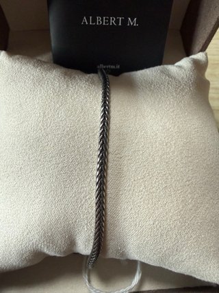 Pulsera Albert M. Plata 925 Italiana
