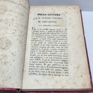 Delle Lettere Di Claudio Tolomei Libri Sette 1829