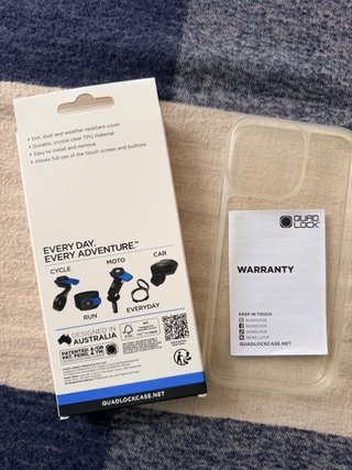 Custodia Quad Lock iPhone 13 Pro Max + Poncho