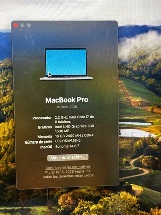 MacBook Pro 15 2018 Argento