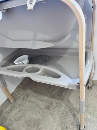 Bañera Jane bebé con patas imitación madera