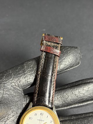 Tissot PR50 Vera Pelle 36mm Oro/Argento