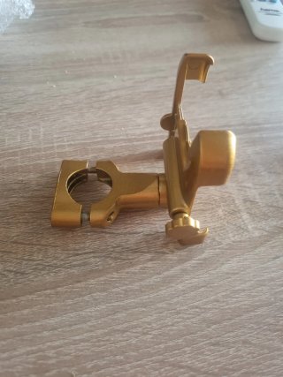 Soporte Móvil Dorado para Bici/Moto