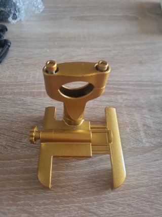 Soporte Móvil Dorado para Bici/Moto