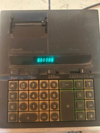 Calculadora Olivetti DIVISUMMA 37PD
