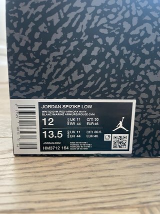 Jordan Spizike Low Talla 46 Nuevas