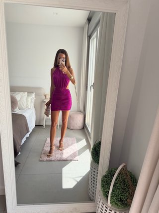 Vestido Morado Fiesta