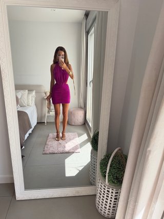Vestido Morado Fiesta