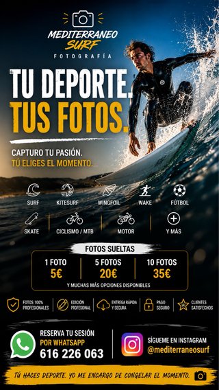 Soy fotografo de eventos deportivos