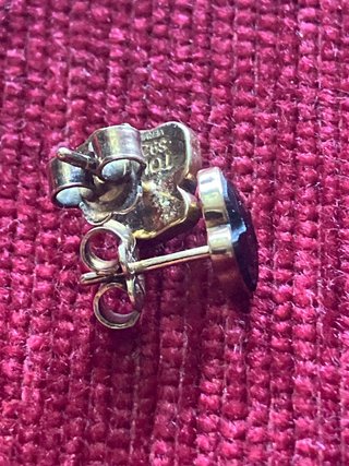 Pendientes Tous Oso Onix y Plata