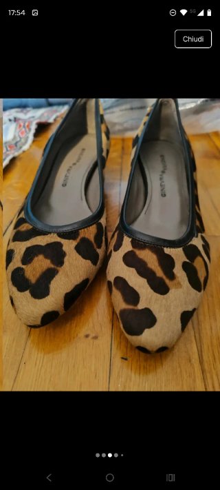 Scarpe GINEVRA con tacco leopardate