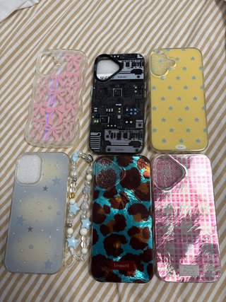 Pack de 6 Fundas para iPhone 16 (varios diseños)
