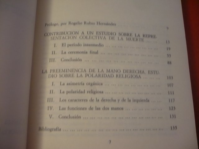 LA MUERTE Y LA MANO DERECHA (ROBERT HERTZ) ALIANZA