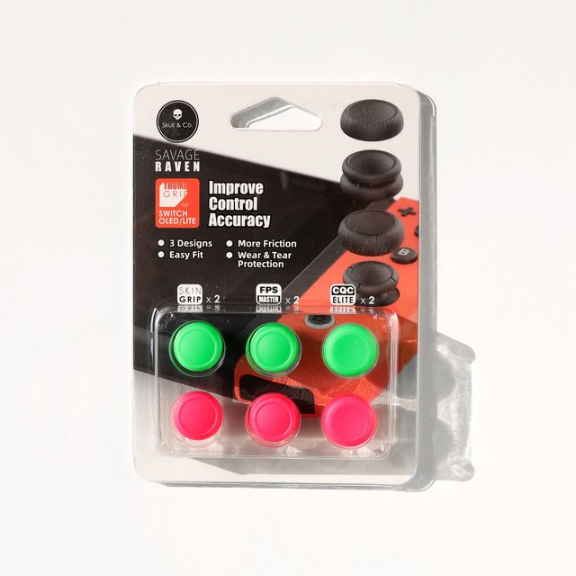 Skull & Co. 6 grips para Joy-Con Switch OLED