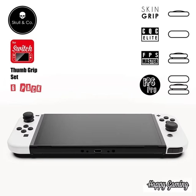 Skull & Co. 6 grips para Joy-Con Switch OLED