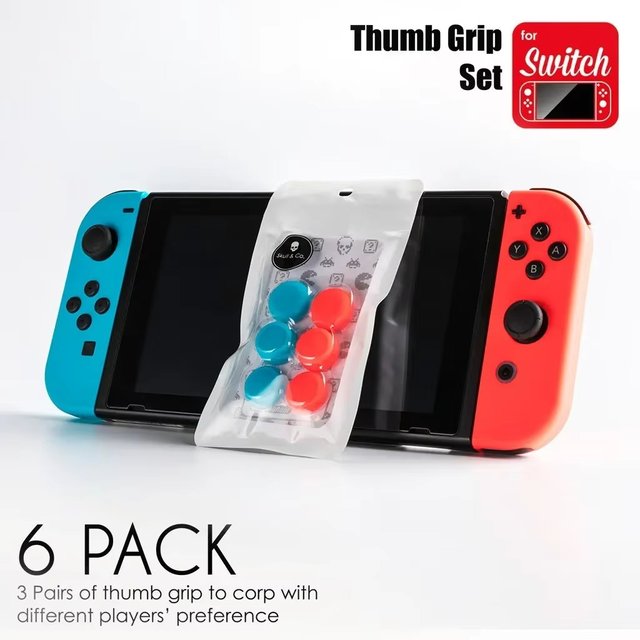 Skull & Co. 6 grips para Joy-Con Switch OLED