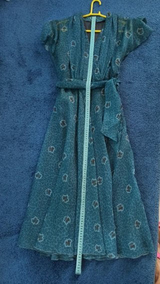Vestido Verano Estampado Azul