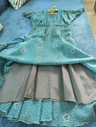 Vestido Verano Estampado Azul
