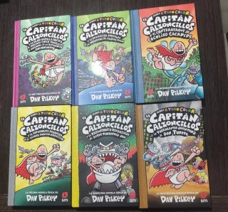 Libros capitan calzoncillos a todos color