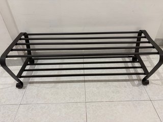 Zapatero Metálico Negro Ikea