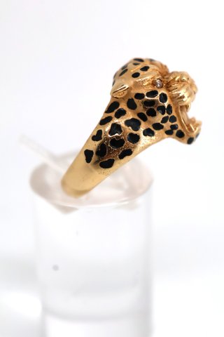 J-0912 Anillo Jaguar Oro 18K