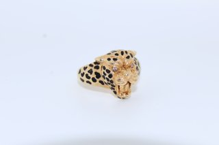 J-0912 Anillo Jaguar Oro 18K