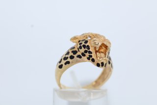 J-0912 Anillo Jaguar Oro 18K