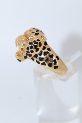 J-0912 Anillo Jaguar Oro 18K