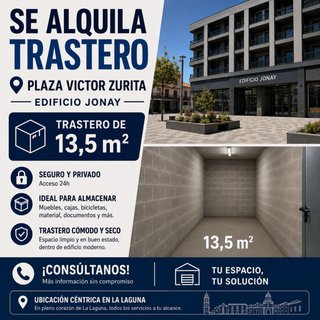 Trastero plaza victor zurita