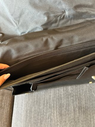 Maletín Samsonite Negro Cuero