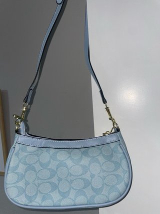Bolso Coach Azul Claro Nuevo