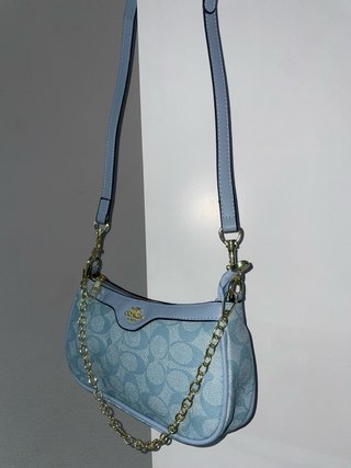 Bolso Coach Azul Claro Nuevo