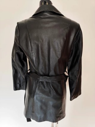 Woman Genuine Leather Coat - Vintage (M)