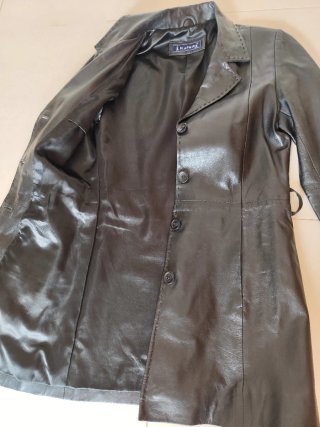 Woman Genuine Leather Coat - Vintage (M)