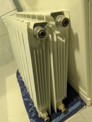 Lote 4 Radiadores Aluminio Calefacción Agua
