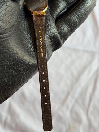 Seiko Lassale NUOVO Placcato Oro Donna NOS 23mm