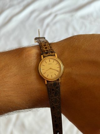 Seiko Lassale NUOVO Placcato Oro Donna NOS 23mm