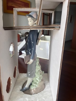 Figura Lladró Colegial Libros 5768