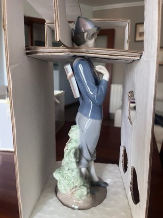 Figura Lladró Colegial Libros 5768