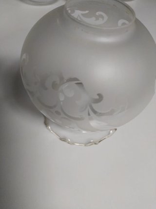 Tulipa de cristal para lámpara