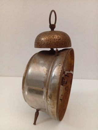 Reloj despertador antiguo metal