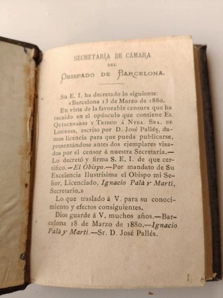 Libro religioso 1880 secretaria de camara obispado
