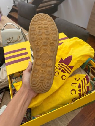 Zapatillas Gucci Gazelle Beige GG Monogram